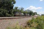 NS 9137 takes train 23Z through Duncannon PA, MP116